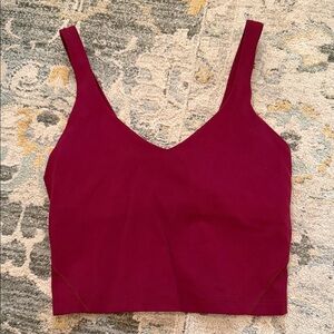 Lululemon Burgundy Align Tank
